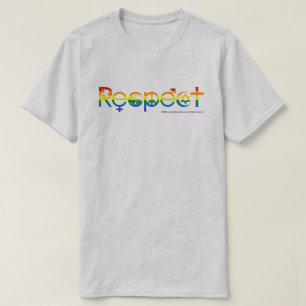 Koexistenz mit Respekts-Gay Pride T-Shirt