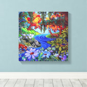 koexistieren leinwanddruck (Insitu (Holzboden))