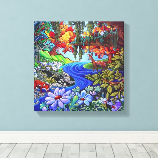 koexistieren leinwanddruck (Insitu (Holzboden))