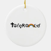 KOEXISTIEREN SIE BEI DER TOLERANZ - .PNG KERAMIKORNAMENT (Hinten)