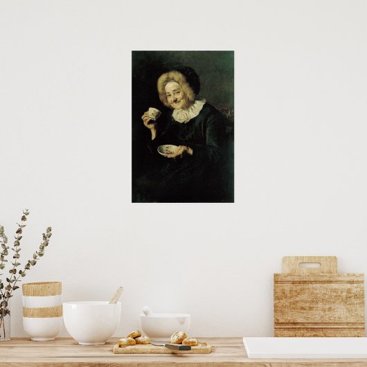 Kofetarica Kaffee Drinker Malerei Poster (Küche)