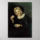 Kofetarica Kaffee Drinker Malerei Poster (Vorne)