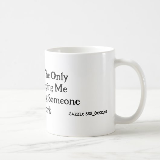 Koffein-angereicherter Sarcasm Kaffeetasse (Rechts)