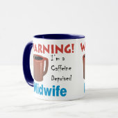 Koffein beraubte Hebamme Tasse (Vorderseite Links)