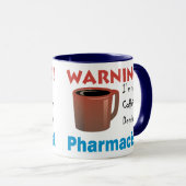 Koffein beraubter Apotheker Tasse (VorderseiteRechts)
