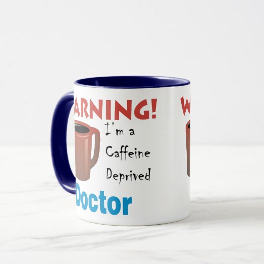 Koffein beraubter Doktor Tasse (Vorderseite Links)
