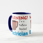 Koffein beraubter Elektriker Tasse (Vorderseite Links)