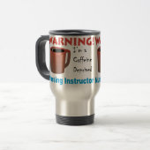 Koffein beraubter pflegenlehrer reisebecher (Vorderseite Links)