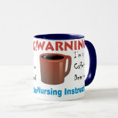 Koffein beraubter pflegenlehrer tasse (VorderseiteRechts)