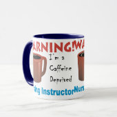 Koffein beraubter pflegenlehrer tasse (Vorderseite Links)