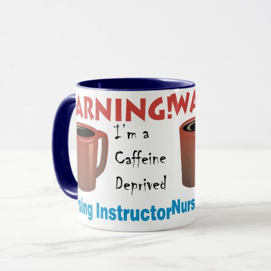 Koffein beraubter pflegenlehrer tasse (Vorderseite Links)