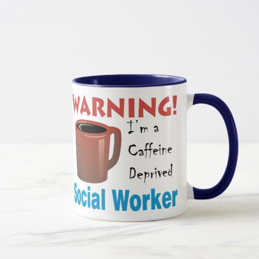 Koffein beraubter Sozialarbeiter Tasse (Rechts)