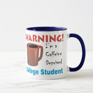 Koffein beraubter Student Tasse