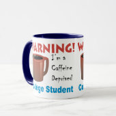 Koffein beraubter Student Tasse (Vorderseite Links)