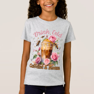 Koffein & Blüten: Icced Coffee Delight T-Shirt