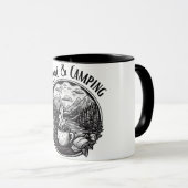 Koffein & Camping Tasse (VorderseiteRechts)