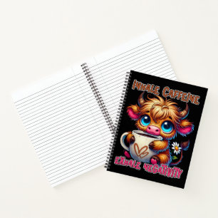 Koffein einatmen, Negativität ausatmen  Notizblock