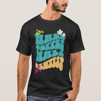 Koffein  Halb Kaffee Halb Zahnarzt Dental Medizini T-Shirt