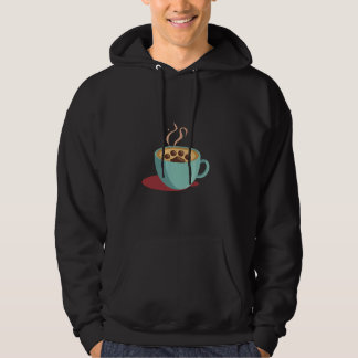 Koffein & Hunde: Kaffee und Hund Lover Graphic Hoodie