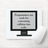 Koffein in Code Mousepad (Mit Mouse)