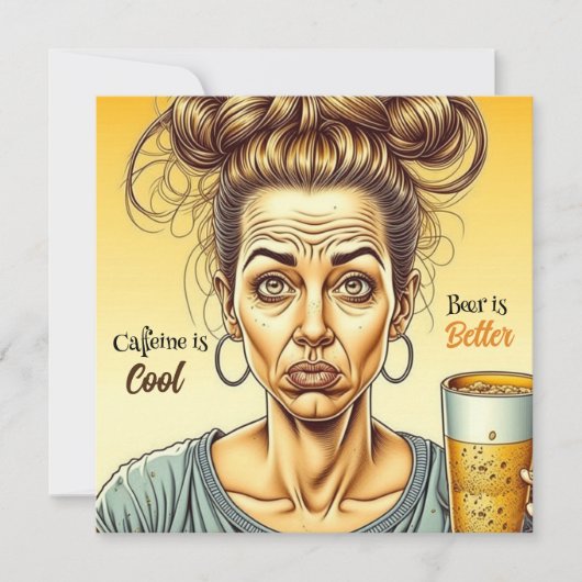 Koffein ist gut, Bier ist besser (Vorderseite)