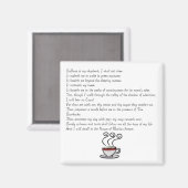 Koffein ist mein Hirte; ich werde es nicht tun... Magnet (Vorderseite/Rückseite)