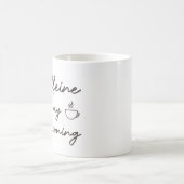Koffein ist mein Rezept, Fandom-Koffein-Geschenk Kaffeetasse (Mittel)