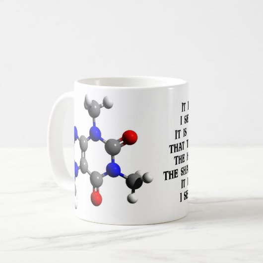 Koffein Kaffeetasse (Vorderseite Links)