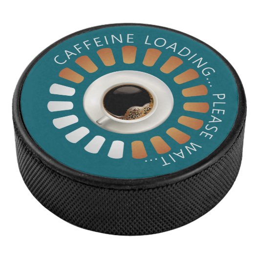 Koffein-Ladevorgang Eishockey Puck (3/4)