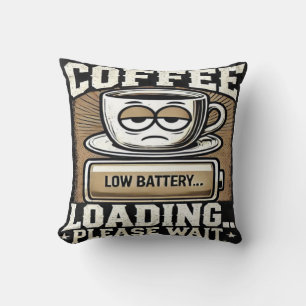 Koffein-Ladevorgang… Fast wach Kissen