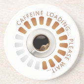 Koffein-Ladevorgang Getränkeuntersetzer (Vorne)