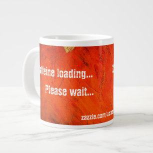 Koffein-Ladevorgang Terra Cotta Tasse