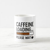 Koffein-Ladung... Bitte warten - Funny Coffee Tass Kaffeetasse (Mittel)