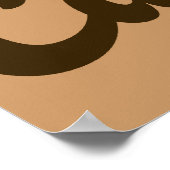 Koffein Man kann schlafen, wenn man tot ist Poster (Ecke)