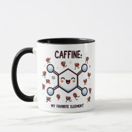 Koffein: Mein Lieblingselement! Tasse