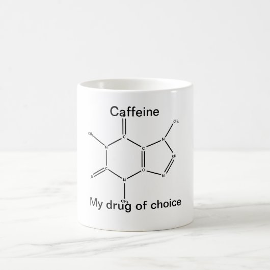 Koffein: meine Droge der Wahl Kaffeetasse (Mittel)