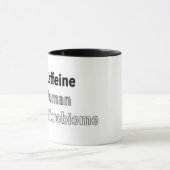 Koffein, Mensch und Microbiome Tasse (Zentrum)