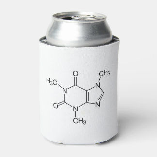 Koffein-Molekül-Chemie-Kaffee-Atome Dosenkühler
