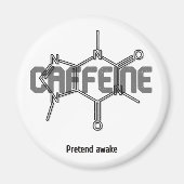 Koffein-Molekül-Magnet Magnet (Vorne)