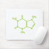 Koffein-Molekül Mousepad (Mit Mouse)