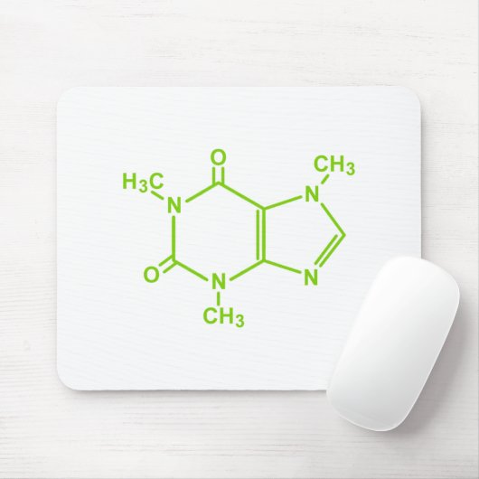 Koffein-Molekül Mousepad (Mit Mouse)