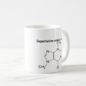Koffein-Molekül-Tasse Kaffeetasse (VorderseiteRechts)