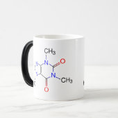 Koffein-Molekül-Tasse Verwandlungstasse (Vorderseite Links)