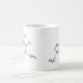 Koffein-Molekül-Tasse Verwandlungstasse (Mittel)