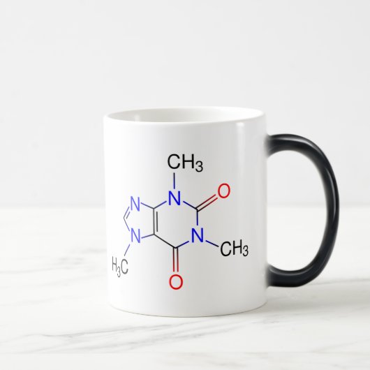 Koffein-Molekül-Tasse Verwandlungstasse (Rechts)