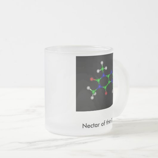 Koffein, Nektar der Götter Mattglastasse (VorderseiteRechts)