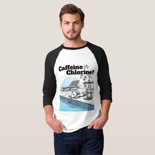 Koffein oder Chlor T-Shirt (Vorne ganz)