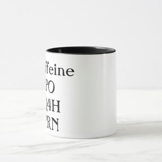 Koffein PO Q4H PRN Tasse (Zentrum)