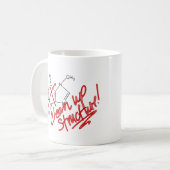 Koffein räumen Struktur auf! Tasse - örtlich (Vorderseite Links)