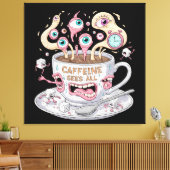 Koffein sieht die ganze Leinwand (Insitu (Wohnzimmer))